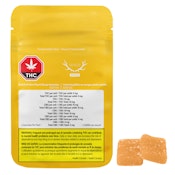 Real Fruit Sour Peach Mango 3:1 CBG:THC 2x4g Soft Chew