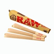 Raw Classic King Size Cones Display of