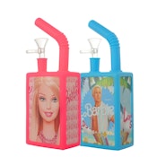 6" Arsenal Barbie Block Silicone Water Pipe - Assorted Colors