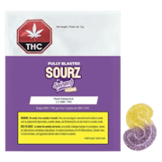 Spinach Sourz - Fully Blasted Peach Passionfruit 1:1 CBN Gummy - 1pc
