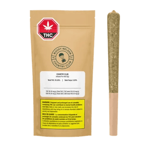 Woody Nelson - Woody Nelson - Country Club Infused Pre-Roll - 1 x 1g