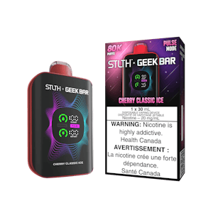 STLTH X GEEK BAR - Cherry Classic Ice - 80k Puffs - 20mg/mL