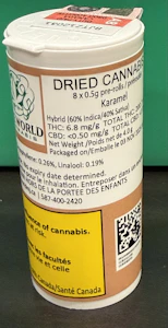 One World Cannabis - Karamel 8 x 0.5g Pre-Rolls