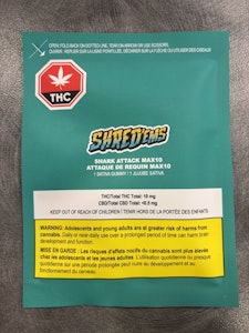 ORGANIGRAM INC. - Shredems - Shark Attack Max 10mg