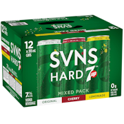 SVNS HARD 7UP MIXER 355ML 12PK CAN