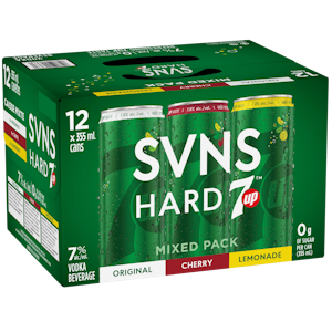 SVNS - SVNS HARD 7UP MIXER 355ML 12PK CAN