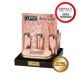 Clipper - Clipper - All Metal Lighter - Rose Gold
