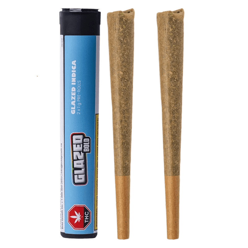 Glazed Bold - Indica 2 x 1g  (Rotating Strain) Prerolls