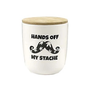 Bake Shoppe Basics - Hands Off My Stache Stash Jar