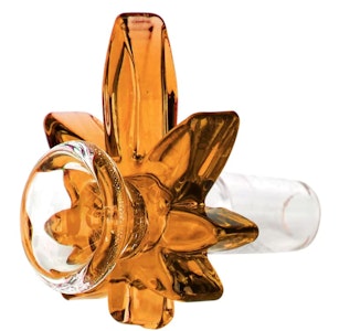 Red Eye Glass - 14MM YELLOW BIG LEAF PULL-OUT