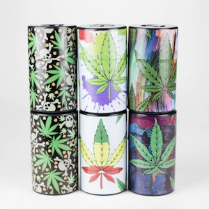 Air Tight - Air Tight Stash Jars with Green Leaf