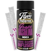 Grape Gasolina 3 x 0.5g Liquid Diamond Infused Pre-Rolls