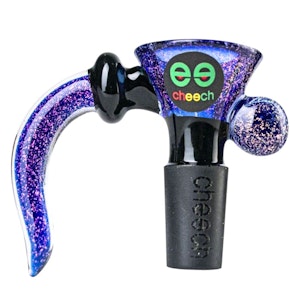 Cheech  - 14mm Cheech Cheech Galaxy Glitter Handle Bowl
