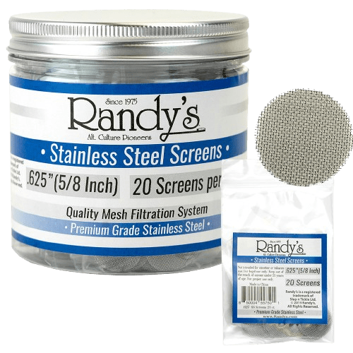 Stainless Steel .625" Screens 20pk
