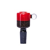 14mm Cheech Dichro Multicolor Designed Bowls (RED)