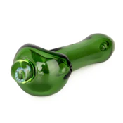 Red Eye Glass - 3.75" Spoon Hand Pipe W/Dichroic Image Marble (Assorted)