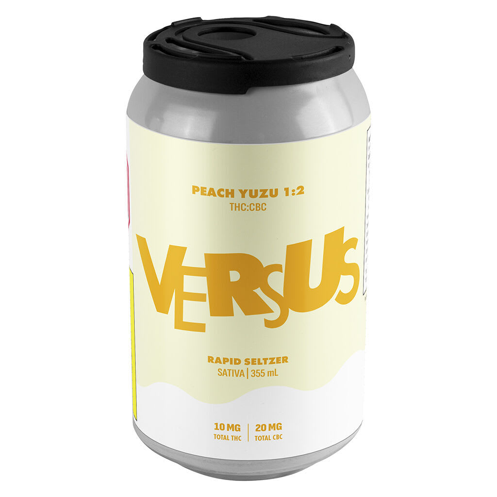 Versus Peach Yuzu 1:2 THC/CBC Rapid Seltzer 355 ml
