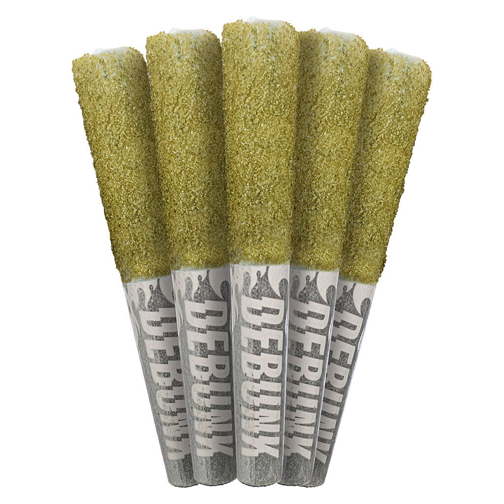 MOON DROPS BUBBLE HASH COATED INFUSED PRE-ROLLS - 2.5