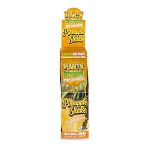 Juicy Jay's - Hemp Wraps | Pineapple Shake TERP Enhanced 2-pack