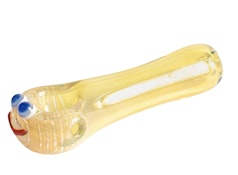 3" Happy Face Hand Pipe - Colour Changing