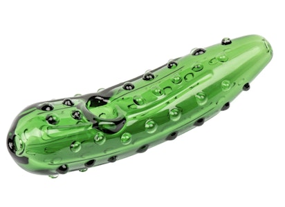 Red Eye Glass - 4.5" Pickle Hand Pipe