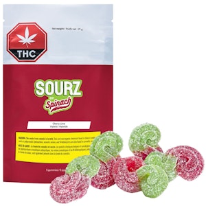 SOURZ by Spinach - SOURZ by Spinach - Cherry Lime 5 Pack Soft Chews