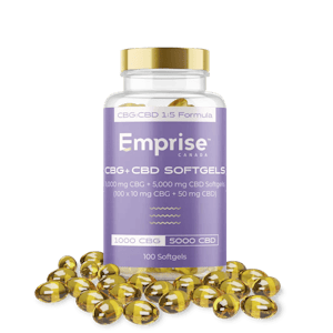 Emprise Canada - 1000 MG CBG + 5000MG CBD SOFTGELS