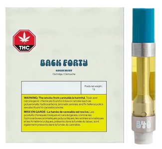 Back Forty - KUSH MINT HYBRID CART 1G