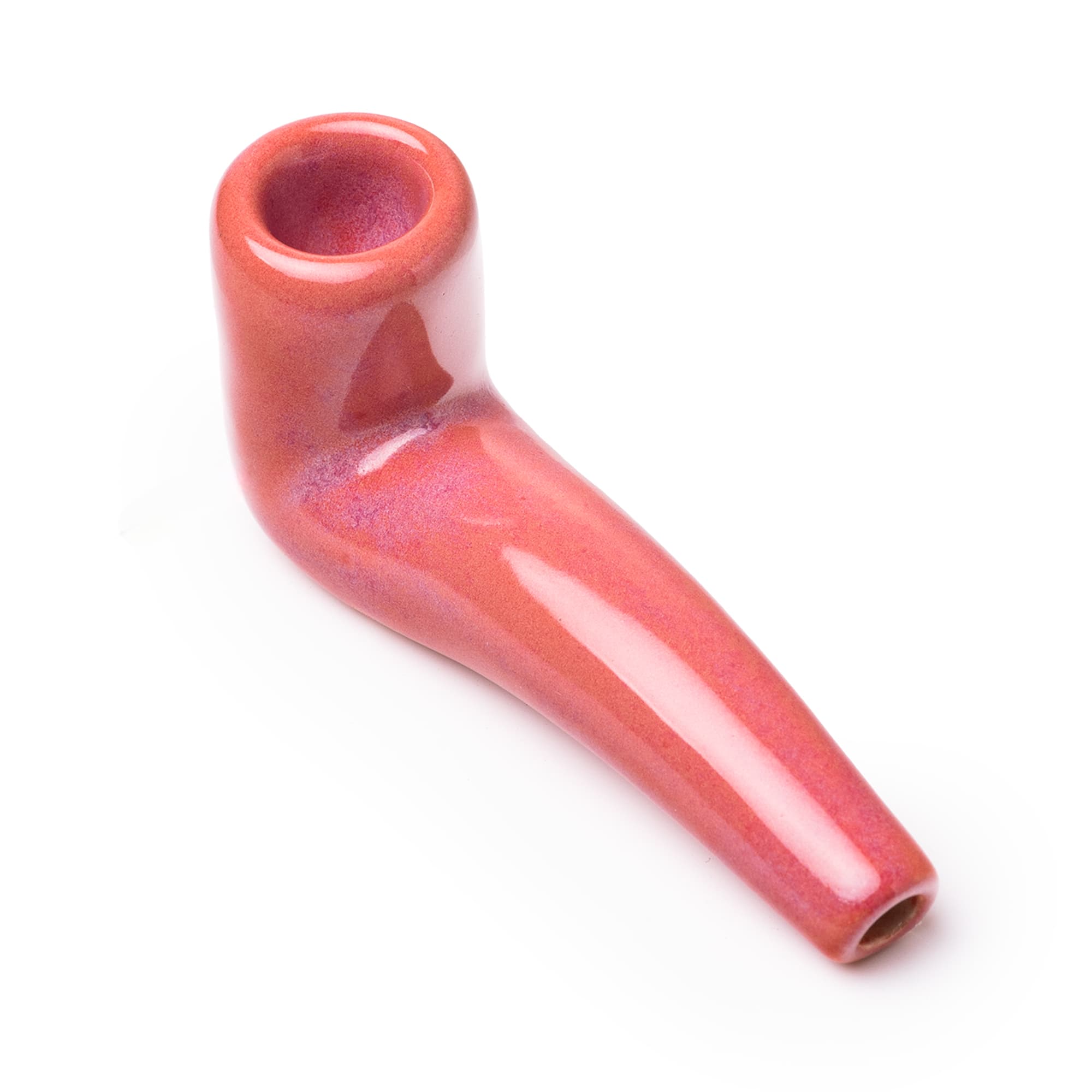 Stoned Potter Mini Sherlock Ceramic Hand Pipe | Hot Pink
