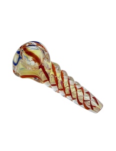 NoName - 3.5" Twist Glass Pipe | Red