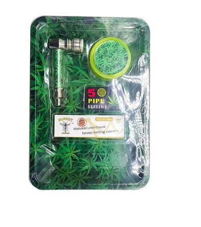 5-Piece Smoking Gift Set | Leaf Collage