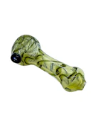 3.5" Soft Glass Hand Pipe | Green