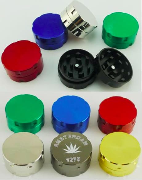 Mini 1" 2-Piece Metal Grinder | Assorted Colours