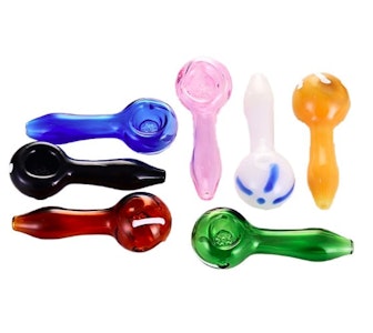 Canadian Distributor - 5" Solid Colour High Quality Glass Pipe | Assorted Colours