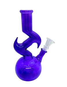NoName - 8" Zig Zag Bong | Purple
