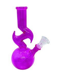 NoName - 8" Zig Zag Bong | Pink