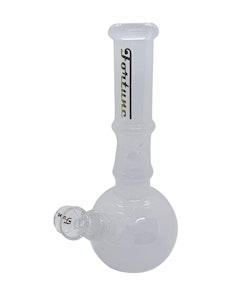 NoName - 10" Fortune Crystal Sphere 5mm Glass Beaker Bong | White
