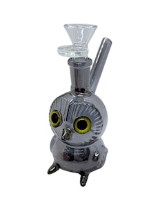 NoName - Mini Glass Bong | Owl (Grey)