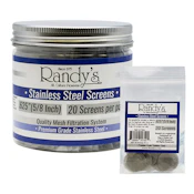 Randy's 0.625 Inch Stainless Steel Screens - 20pk