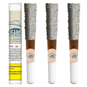 Wild West - Blueberry Bronco 3 x 0.5g Diamond Infused Blunts Wild West