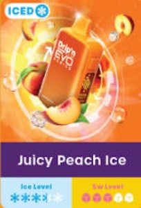 Pacific Smoke International - Drip'n by Envi EVO 63k Disposable - Juicy Peach Ice