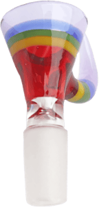 KARMA Glass - Karma - Curved Tail Bowl | 14mm | Rainbow