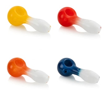 One Wholesale - 4" Grav Faded Spoon Pipe