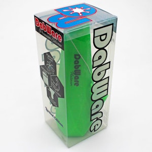 DabWare - 10" Dabware Platinum Silicone Diamond Bong - Green