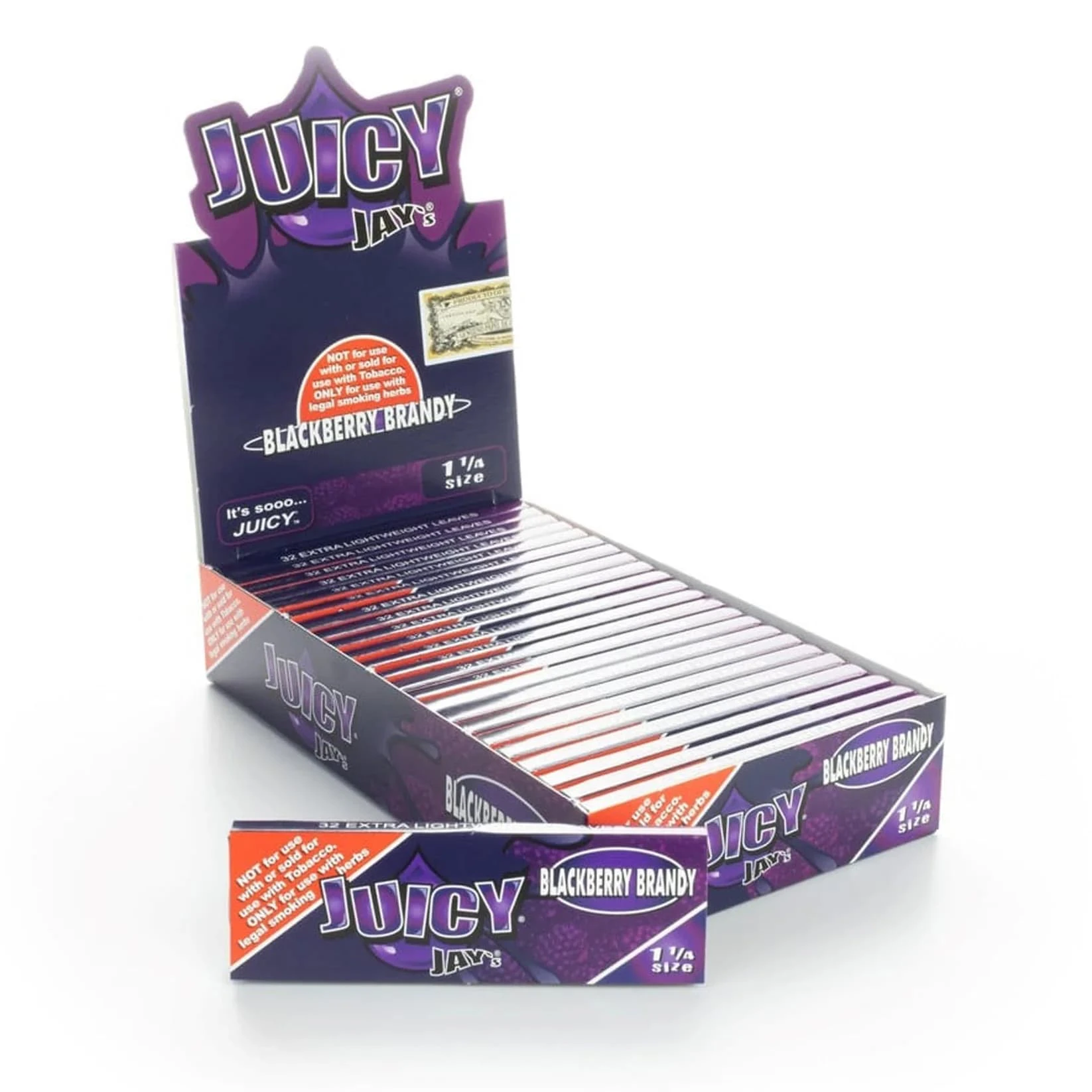 WestCoastGifts - Juicy Jay's Rolling Paper 1 1/4 Blackberry Brandy Main Image