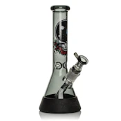 Grateful Dead 10" Tall Space Your Face Beaker Base Water Pipe W/Silicone Base
