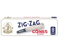 Zig Zag | White Pre-Rolled Mini Cones - 8 Pack