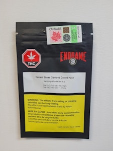 National Cannabis Distribution - Endgame 2g Cement Shoes Diamond Dusted Hash