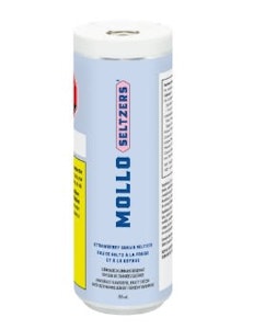 Mollo Seltzers - Strawberry Guava Seltzer No Sugar 355ml Beverage