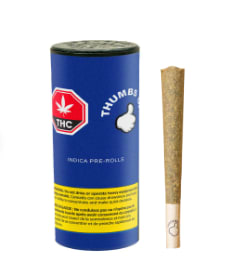 Thumbs up Indica - Double Burger 7 x 0.5g Pre-Rolls